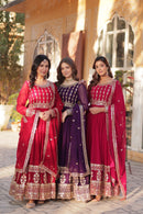 Readymade Gowns premium Design - Chikankari official