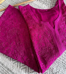 Resham chikankari viscose Suit Set - Chikankari official