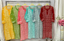 Resham Jaal Kurta - Chikankari official