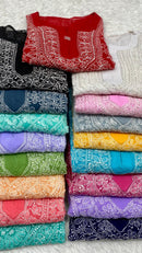 Resham Jaal Kurta - Chikankari official