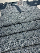 Resham Keel Jaal Kurtis - chikankariofficial