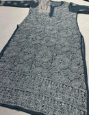 Resham Keel Jaal Kurtis - chikankariofficial