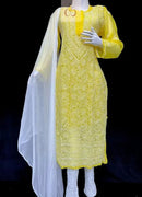 Resham Keel Jaal Kurtis - Chikankari official