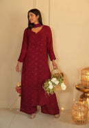 Resham Muqaish Viscose Jall Combo - Chikankari official