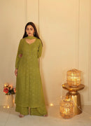 Resham Muqaish Viscose Jall Combo - Chikankari official