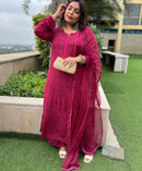 Resham Muqaish Viscose Jall Combo - Chikankari official