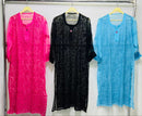 Resham muqiaish work jaal heavy kurta - Chikankari official