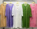 Resham muqiaish work jaal heavy kurta - Chikankari official