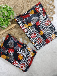 reyon printed A New Concept In reyon kurti with pant Set - Chikankari official