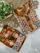 reyon printed A New Concept In reyon kurti with pant Set - Chikankari official