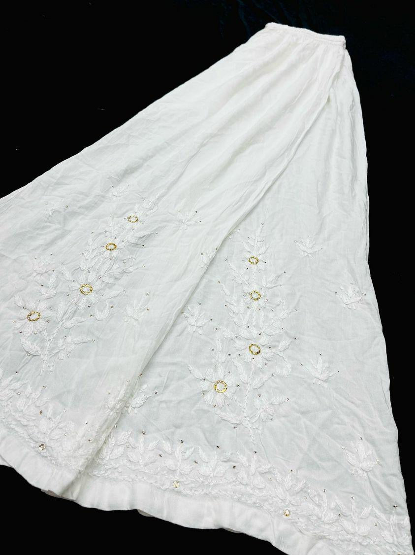 Ring Muqaish Plazzo - Chikankari official