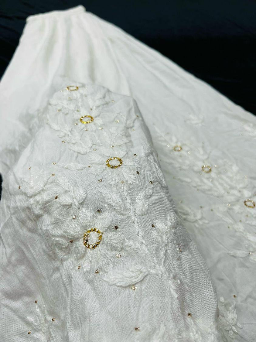 Ring Muqaish Plazzo - Chikankari official