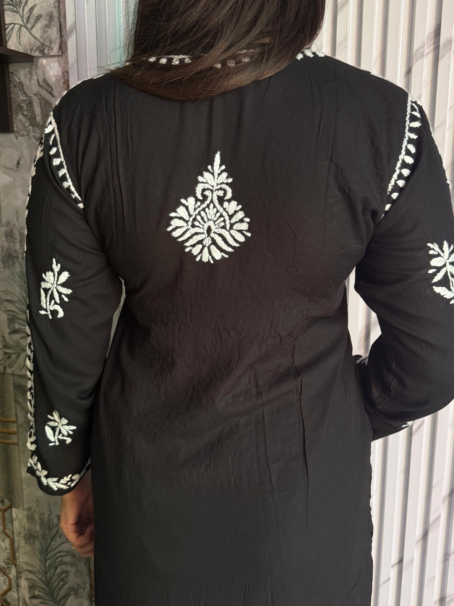 Riwayat Premium Heavy Work Modal Kurta - Chikankari official