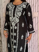 Riwayat Premium Heavy Work Modal Kurta - Chikankari official