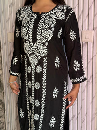 Riwayat Premium Heavy Work Modal Kurta - Chikankari official