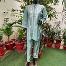 Roman Silk Co ord Sets - Chikankari official