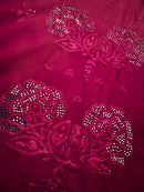Rose Muqaish designer Kurta - Chikankari official