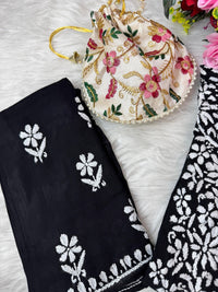 Santoshi Special Chikan Daman Co ord Set - Chikankari official
