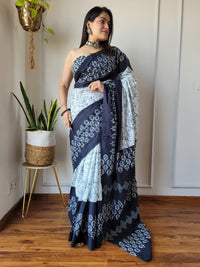 Saree With blouse 55+ Designs - Chikankari official