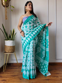 Saree With blouse 55+ Designs - Chikankari official