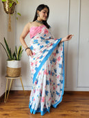 Saree With blouse 55+ Designs - Chikankari official
