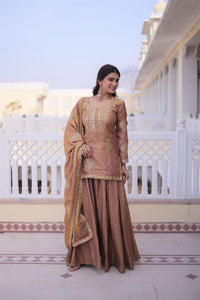 Sharara dupatta Set Viral Ethnic set - Chikankari official