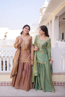 Sharara dupatta Set Viral Ethnic set - Chikankari official