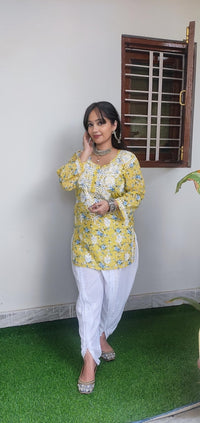 Short Dhoti Chikankari Edition - Chikankari official