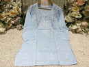 short Dobby cotton top ( limited stock ) - Chikankari official