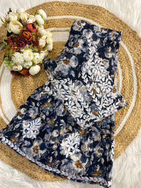 Short Pure Chikankari Gharara Set - Chikankari official