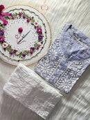 Short Summer Refresher Chikankari Top - Chikankari official