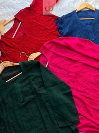 Short Viscose Pair - Chikankari official