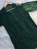Short Viscose Pair - Chikankari official