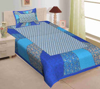 Single Bedsheets Autoloom - Chikankari official