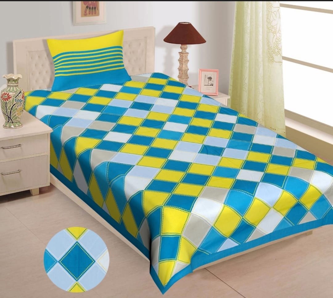 Single Bedsheets Autoloom - Chikankari official