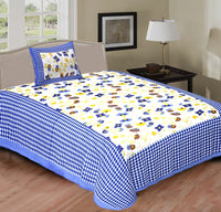 Single Bedsheets Autoloom - Chikankari official