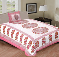 Single Bedsheets Autoloom - Chikankari official