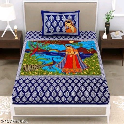 Single Bedsheets Autoloom - Chikankari official