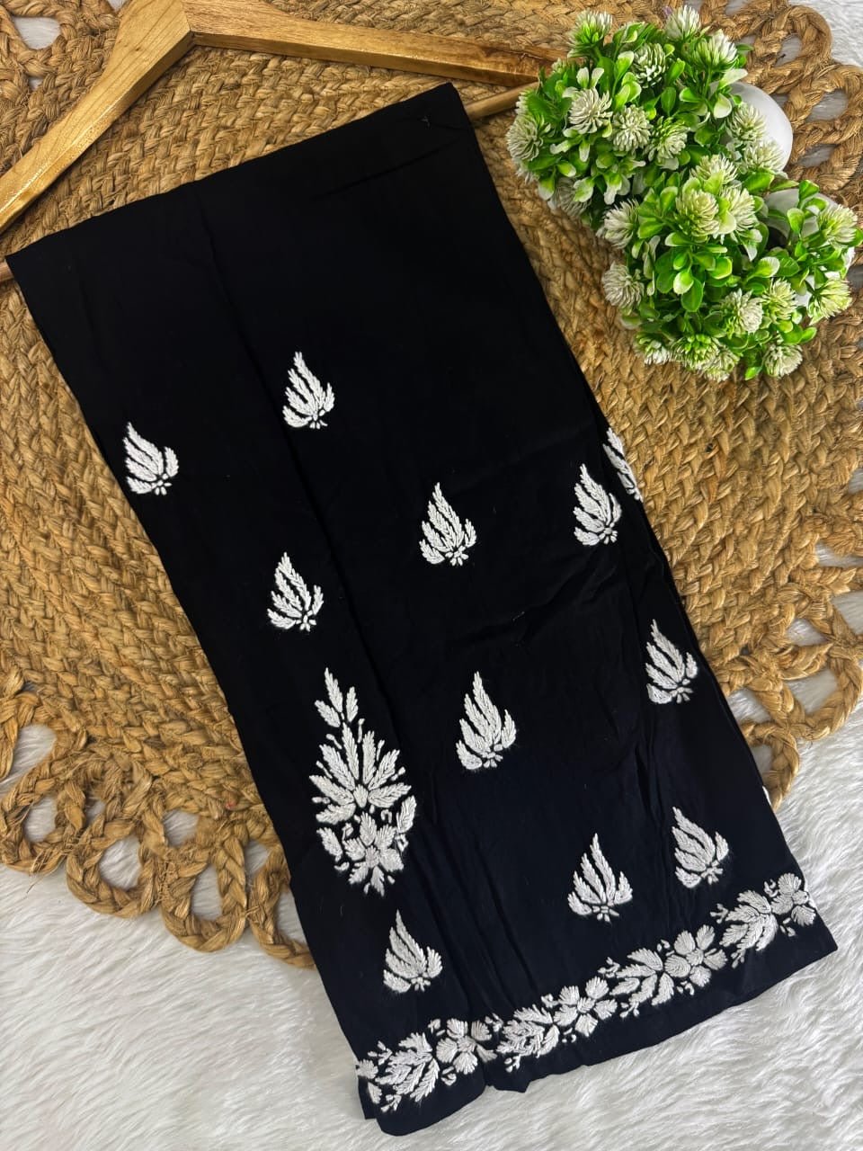 Sleeveless Rayon Kurti with Embroidery - Chikankari official