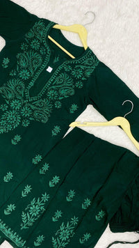 Small Size Chikankari soft Rayon combo - Chikankari official