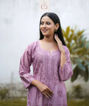 Smooth Soft Chanderi Article By Chikankariofficial - Chikankari official