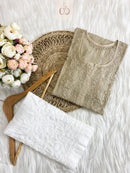 Smooth Soft Chanderi Article By Chikankariofficial - Chikankari official