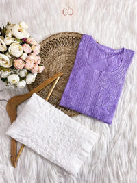 Smooth Soft Chanderi Article By Chikankariofficial - Chikankari official