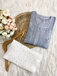 Smooth Soft Chanderi Article By Chikankariofficial - Chikankari official
