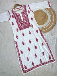 Soft & Beautifull Rayon Kurtis - Chikankari official