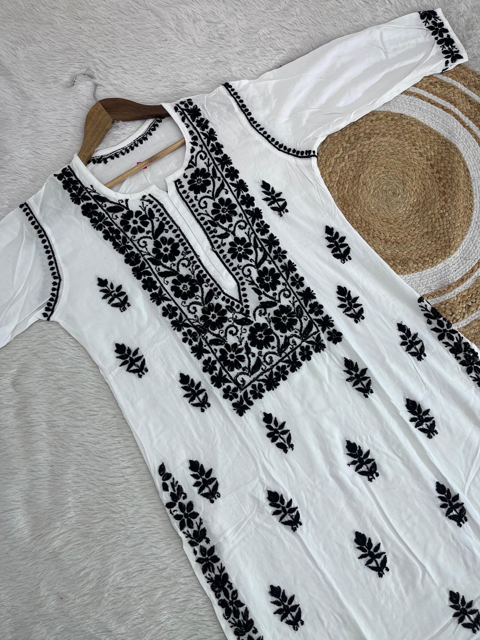 Soft & Beautifull Rayon Kurtis - Chikankari official