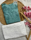 Soft Chanderi Short atop - Chikankari official