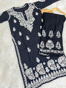 Soft & Comfort Modal Co ord Set Roshni Special - Chikankari official