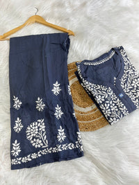 Soft & Comfort Modal Co ord Set Roshni Special - Chikankari official
