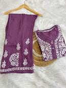 Soft & Comfort Modal Co ord Set Roshni Special - Chikankari official